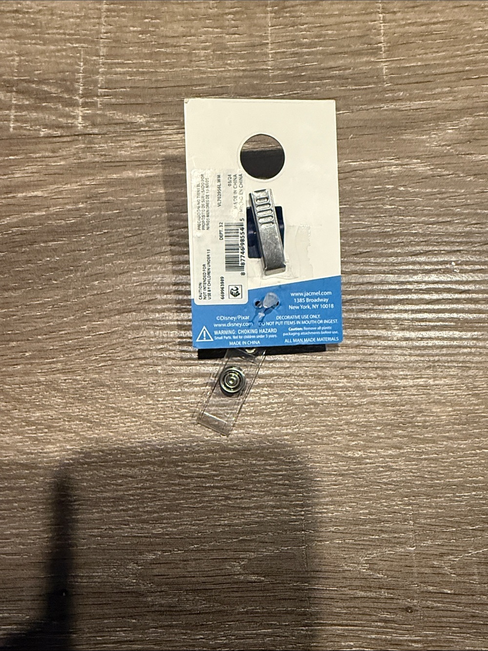 Disney Monsters Inc. Blue & Teal Sulley and Mike Badge Reel - Picture 2 of 2